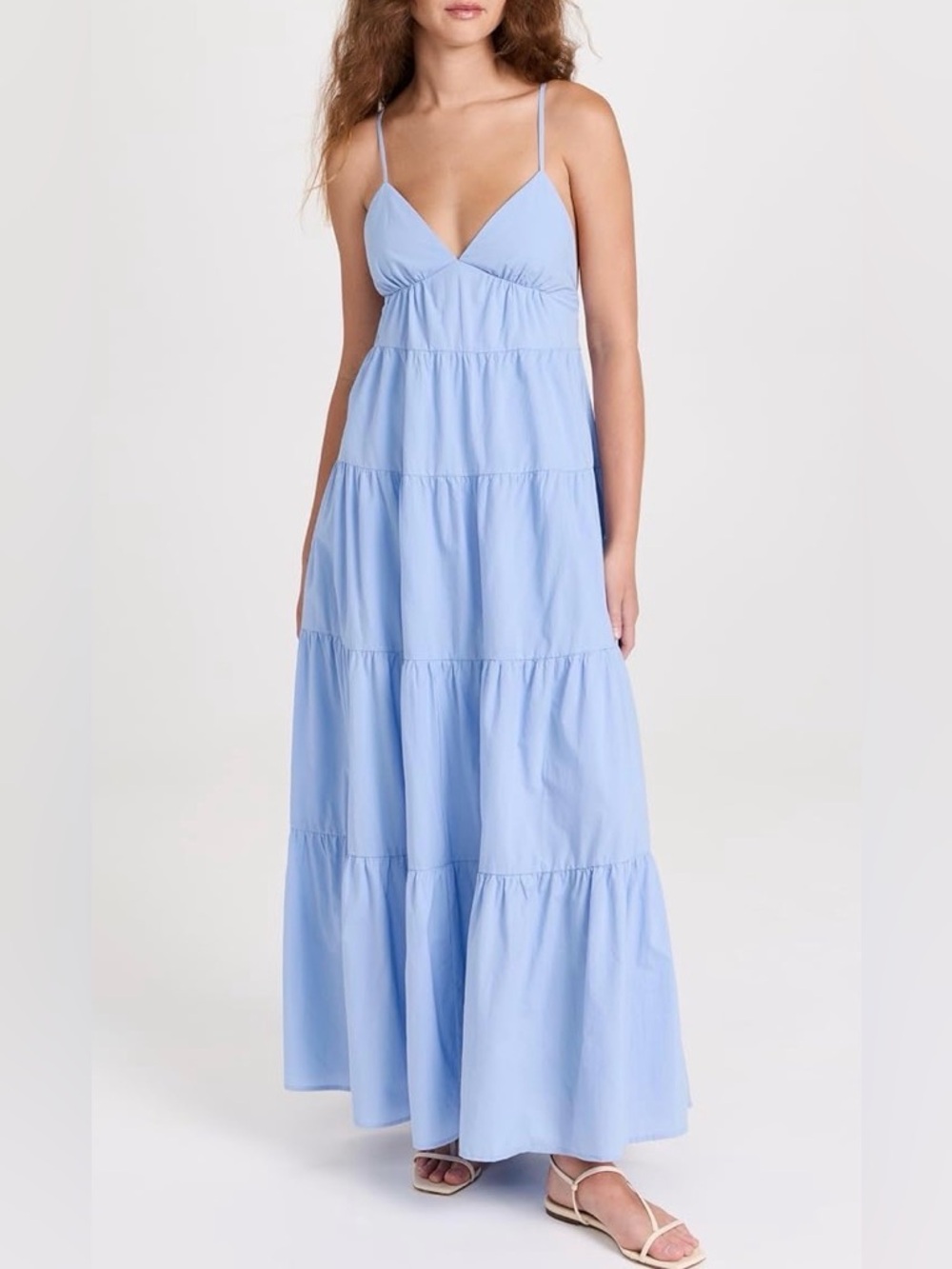 WAYF Alexa Tiered Maxi Dress